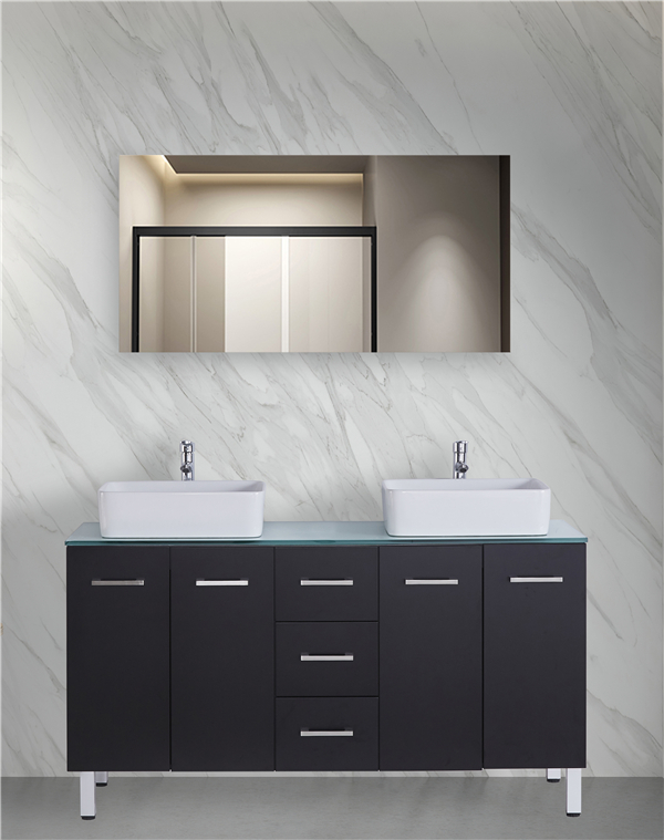 ตู้ห้องน้ำโต๊ะเครื่องแป้งสีฟ้าGGP19