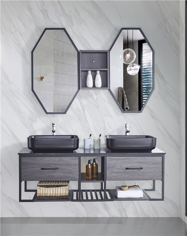 อ่างล้างหน้าพร้อมตู้ GGM08